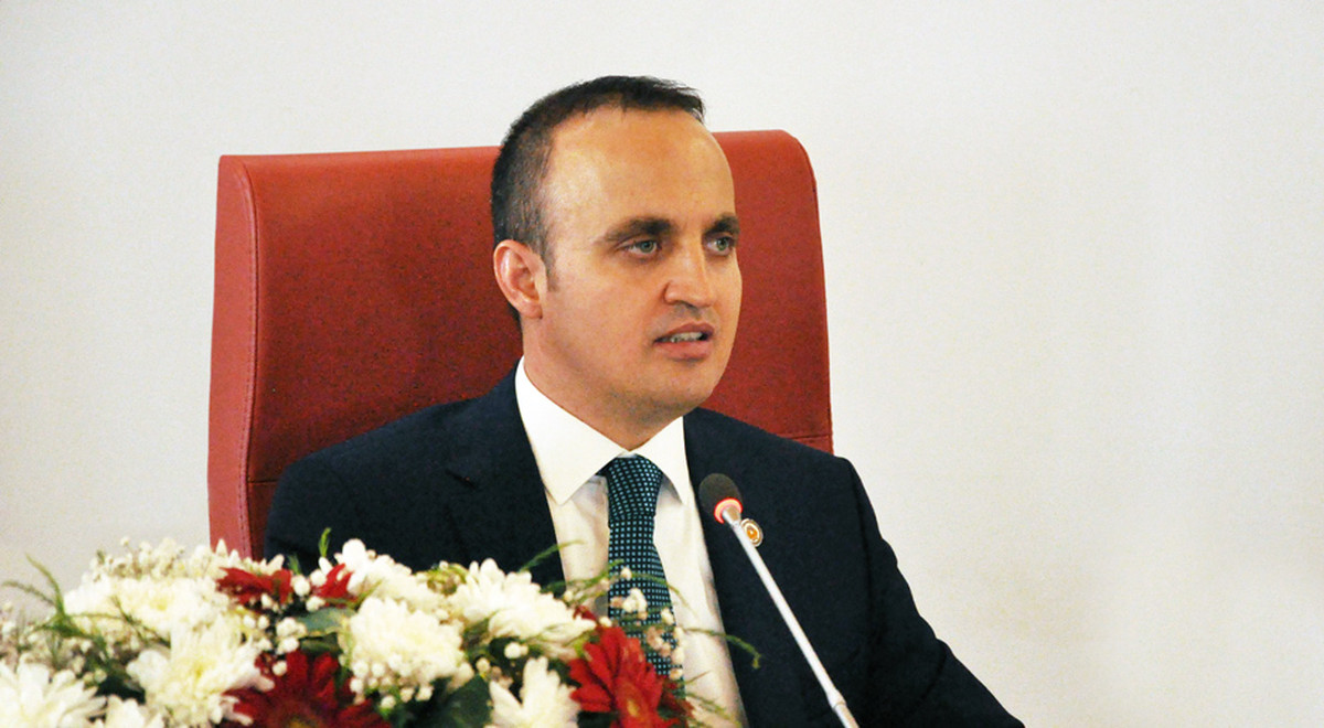 EMU Graduate and Member of the Turkish Parliament Bülent Turan in EMU