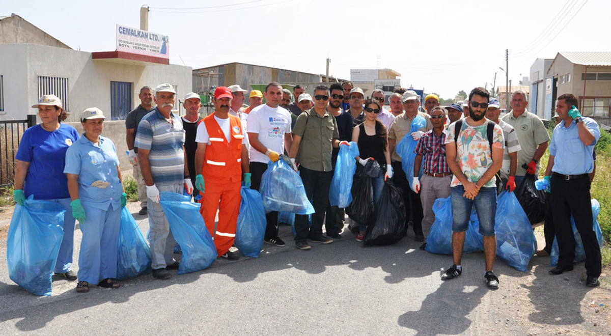 EMU Rector Prof. Dr. Öztoprak Participates in “Let’s Do It” Campaign