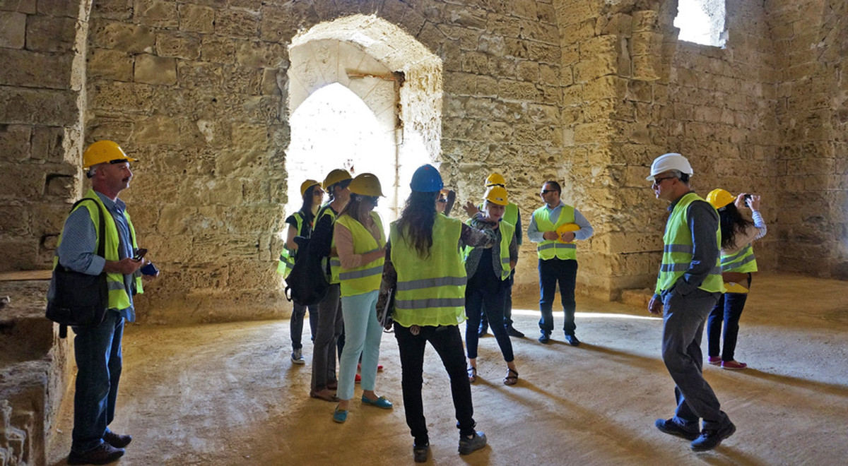 EMU Interior Architecture Department Academic Staff Analysed the UNDP-PFF Supported Restoration Work in Othello Castle
