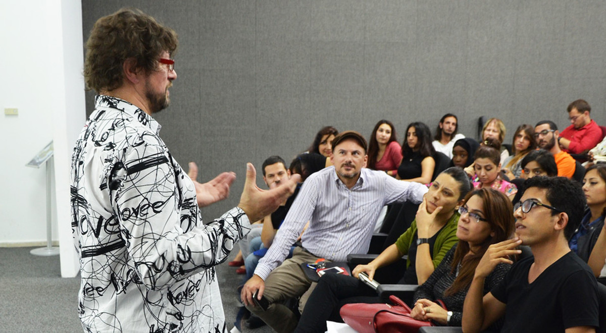 Belgian Architects Association Chair Jos Leyssens Delivers a Seminar in EMU