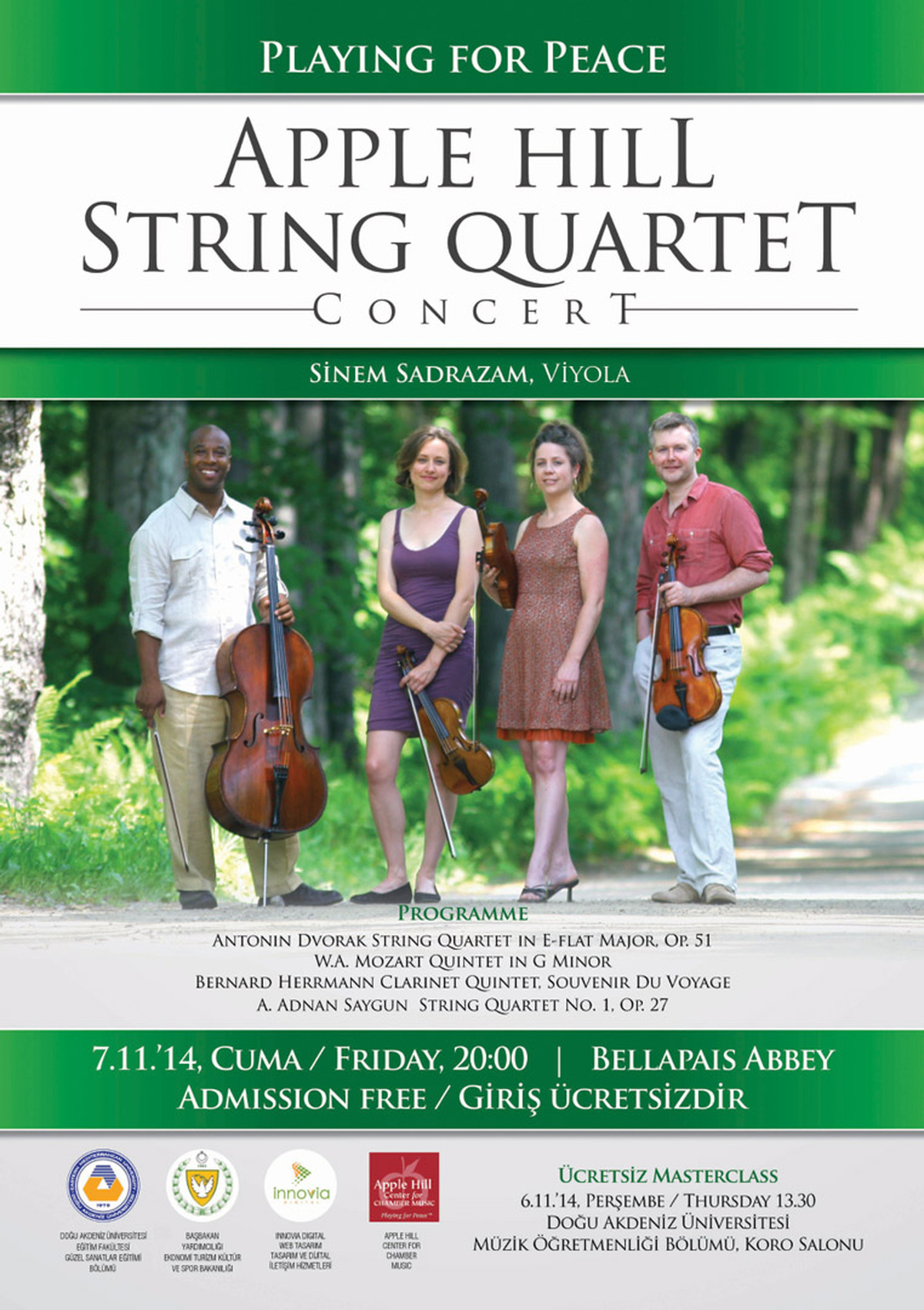 World-famous Apple Hill String Quartet Delivering Training in EMU