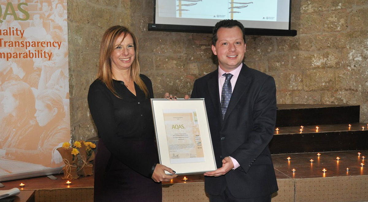 Department of Interior Architecture Received AQAS Certificate