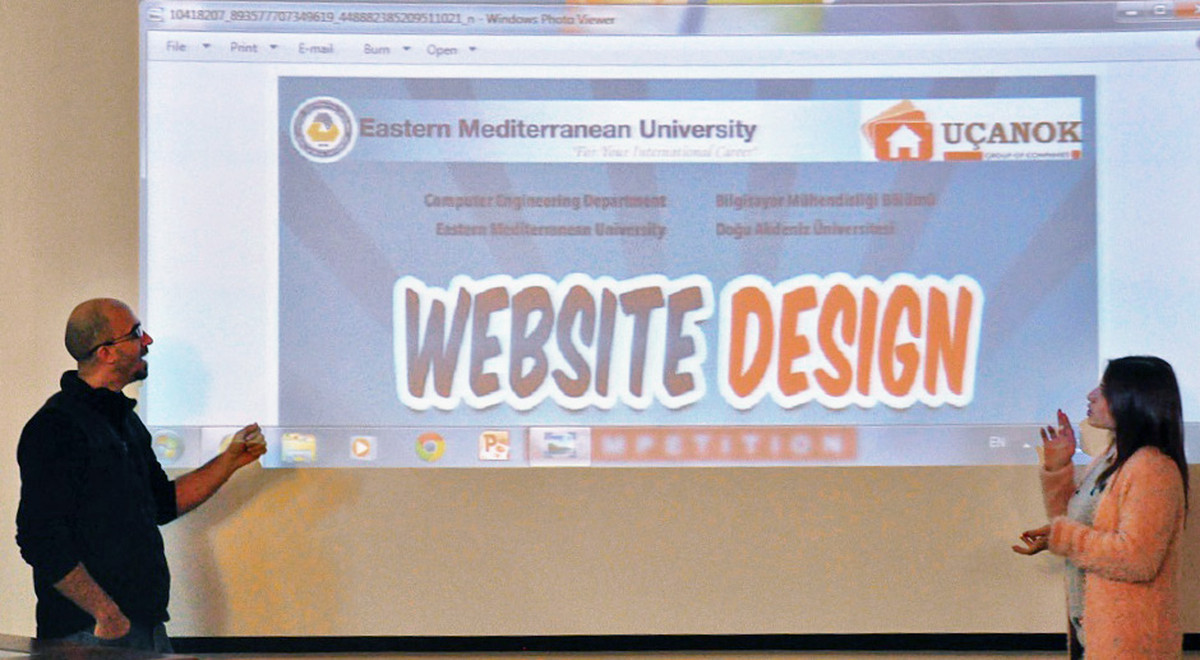 Students of EMU Computer Engineering Department Getting Ready for ‘Website Design Competition’