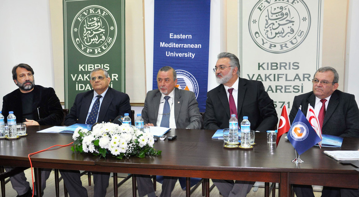 EMU and Cyprus Evkaf Foundation Held a Press Conference in Nicosia