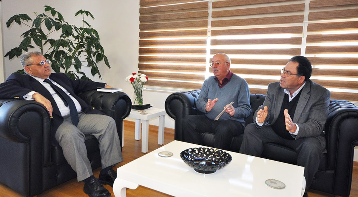 MASDER Yetkilileri DAÜ Rektör Vekili Prof. Dr. Osam’a Ziyarette Bulundu