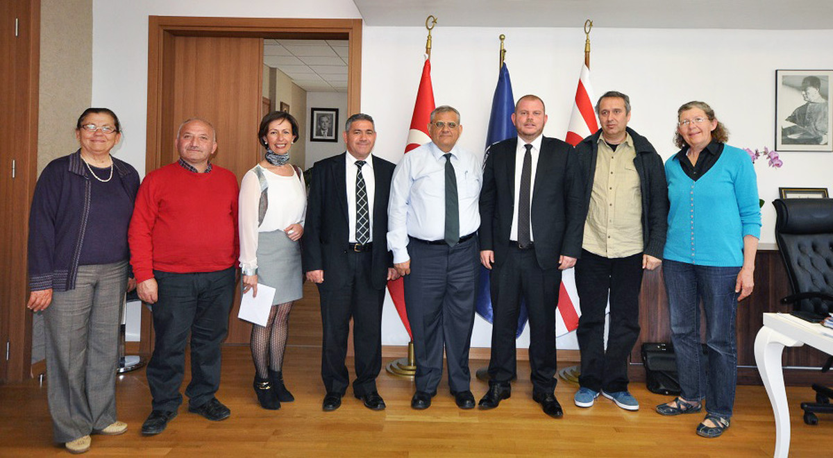 Büyükkonuk Belediye Başkanı ve Eko Turizm Derneği DAÜ Rektör Vekili Prof. Dr. Osam’ı Ziyaret Etti