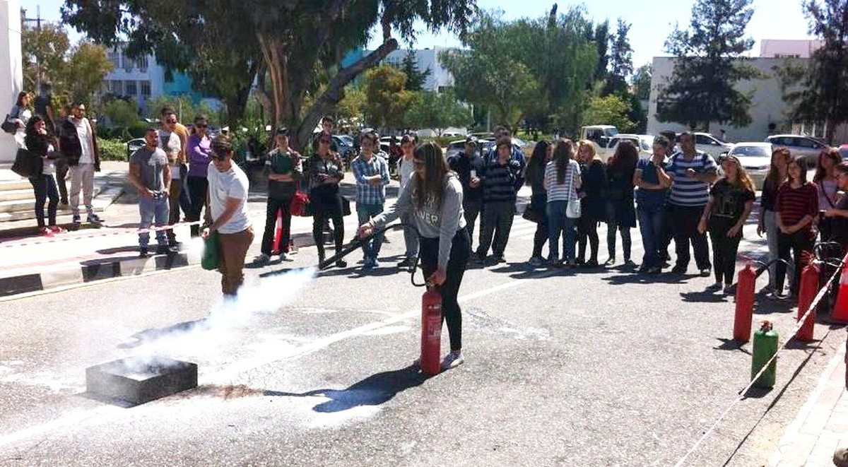 EMU Gastronomy and Culinary Arts Department Conducted a Fire Drill