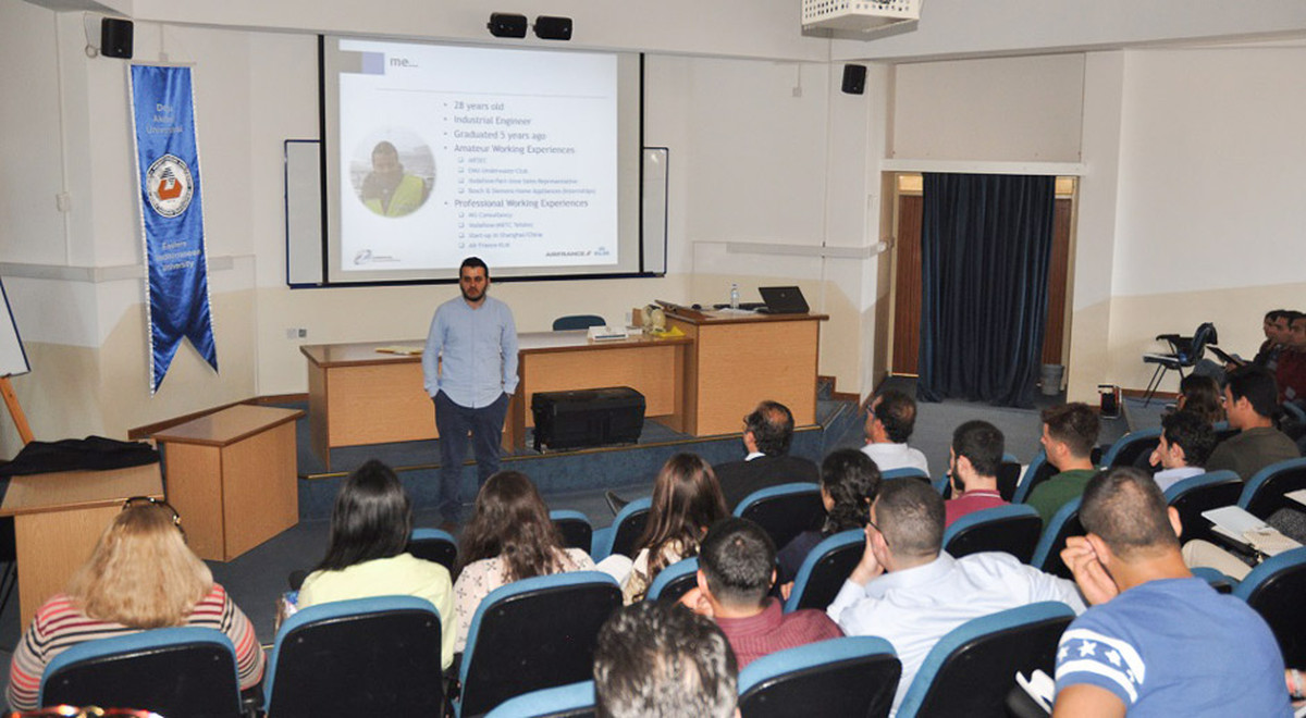 EMU Graduate Delivers a Seminar on “Airline Pricing Strategies”