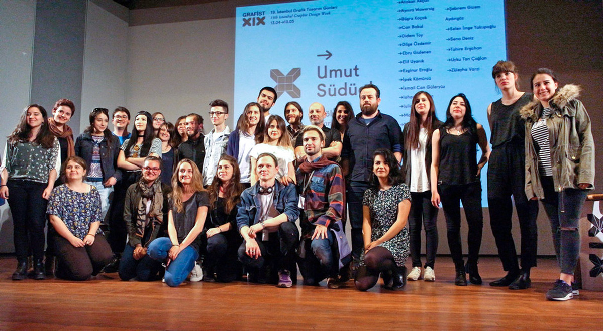Students of EMU Visual Arts and Visual Communication Design Department at İstanbul Graphic Design Days