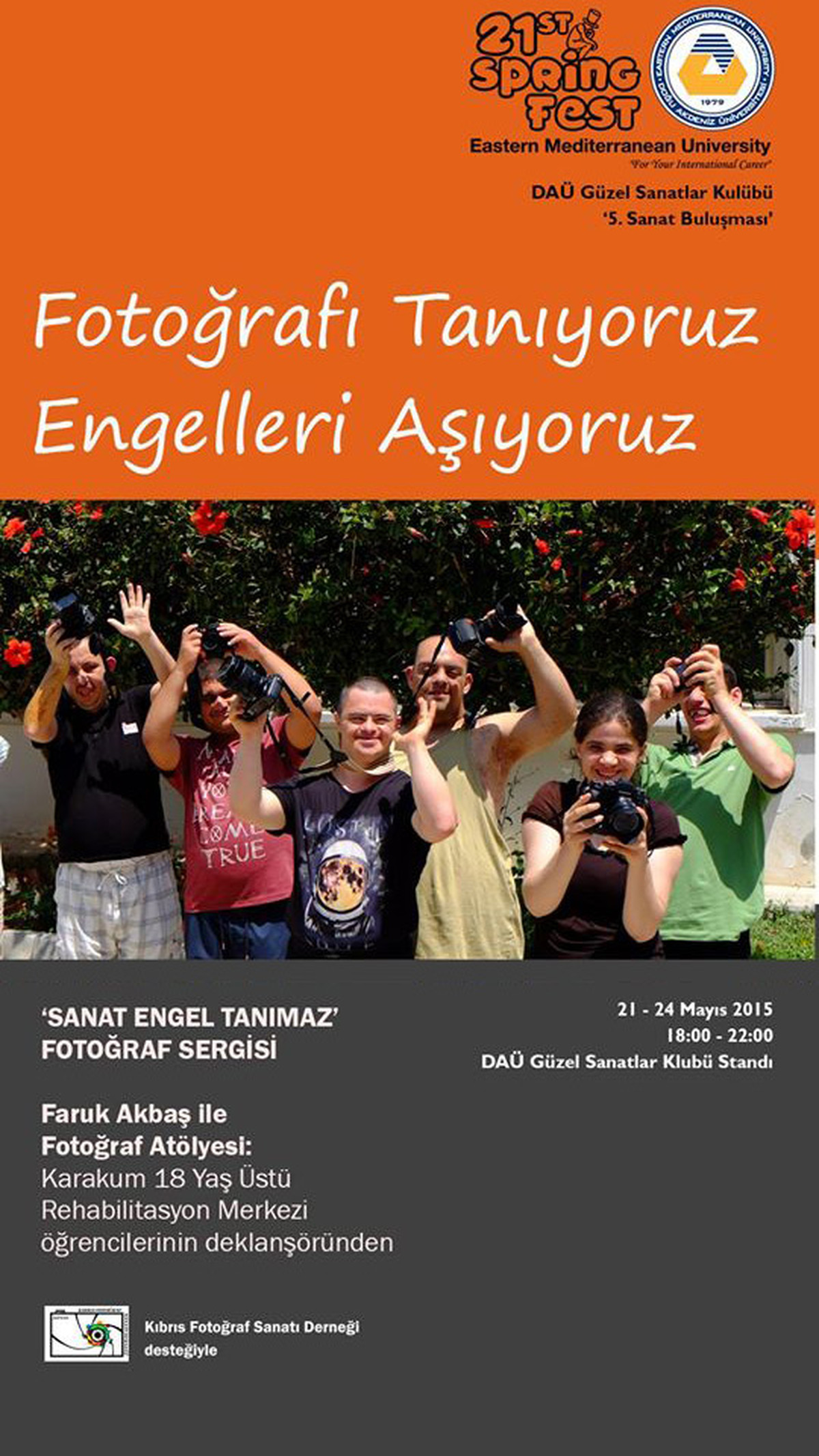 DAÜ 21. Bahar Festivali Kapsamında “Sanatın Gücüyle Tüm Engeller Kaybolur” Temalı Etkinlikler Düzenleniyor