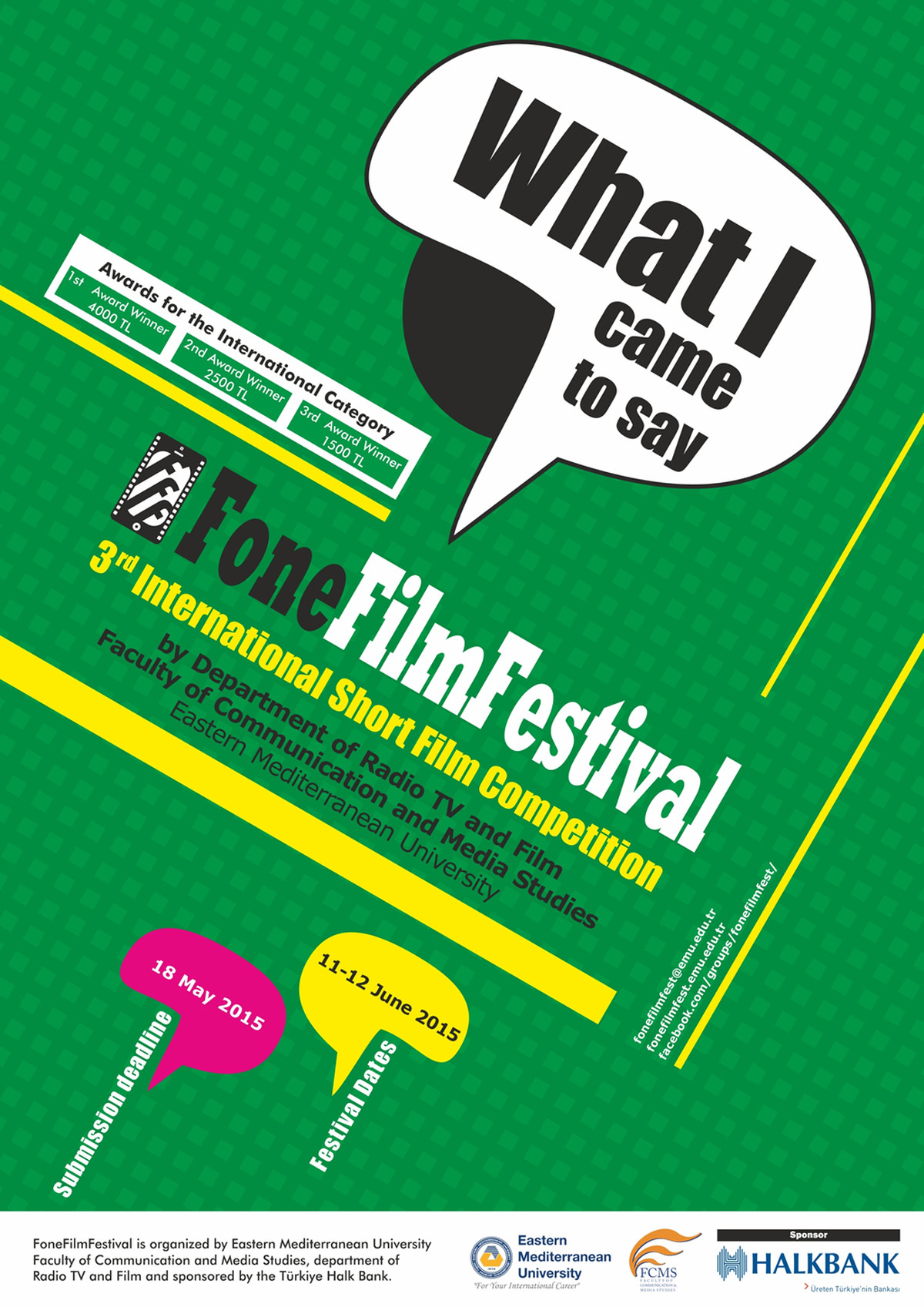 EMU Getting Ready to Host 3rd Fone Film Festival