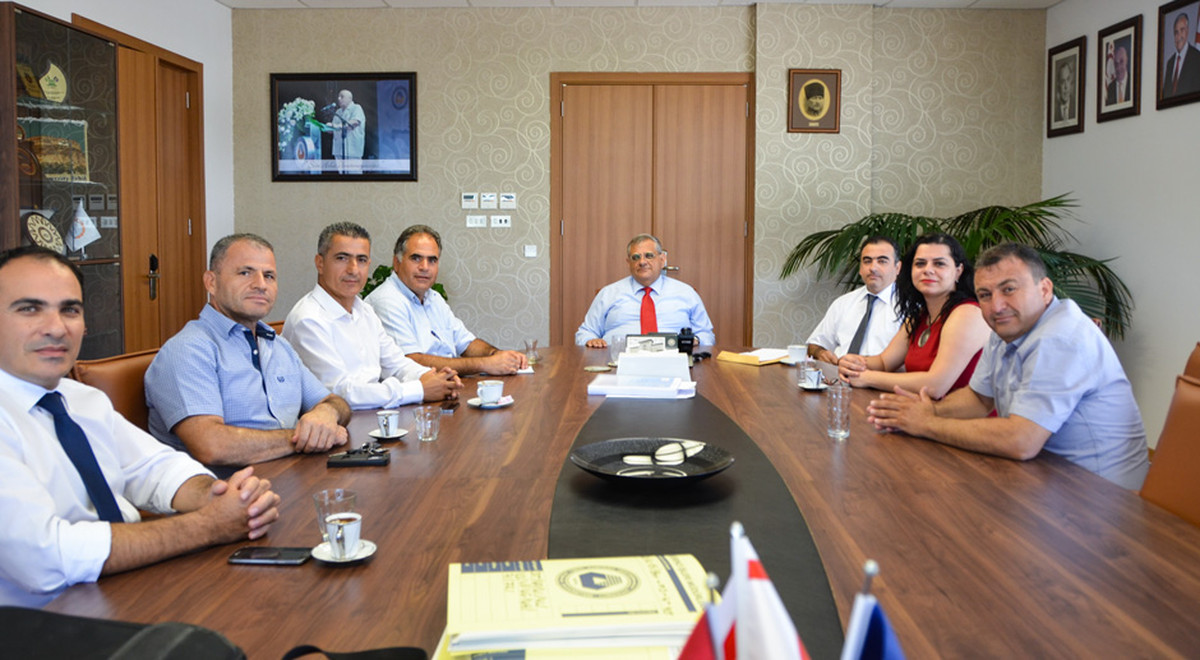 EMU-COOP New Executive Board Paid a Visit to EMU Rector Prof. Dr. Necdet Osam