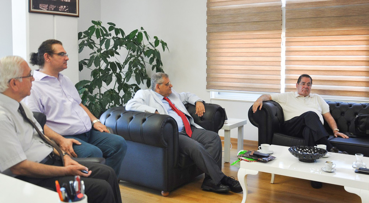 Former Rector of EMU Prof. Dr. Özay Oral in EMU