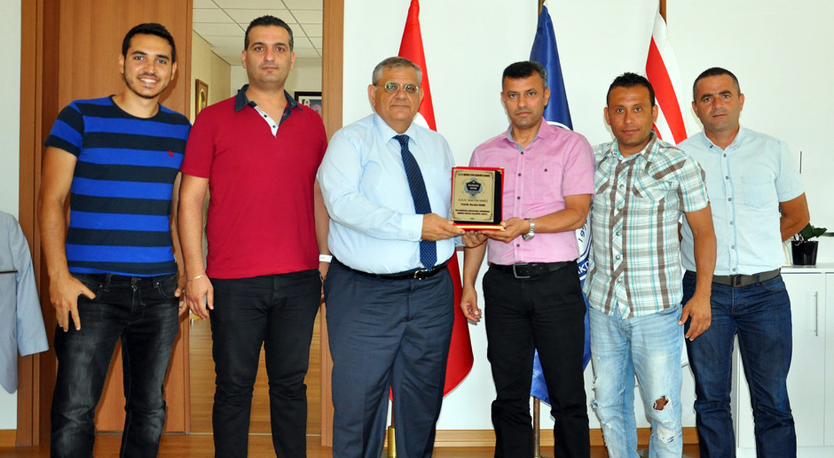 Mağusa Spor Akademisi Derneği’nden DAÜ’ye Ziyaret