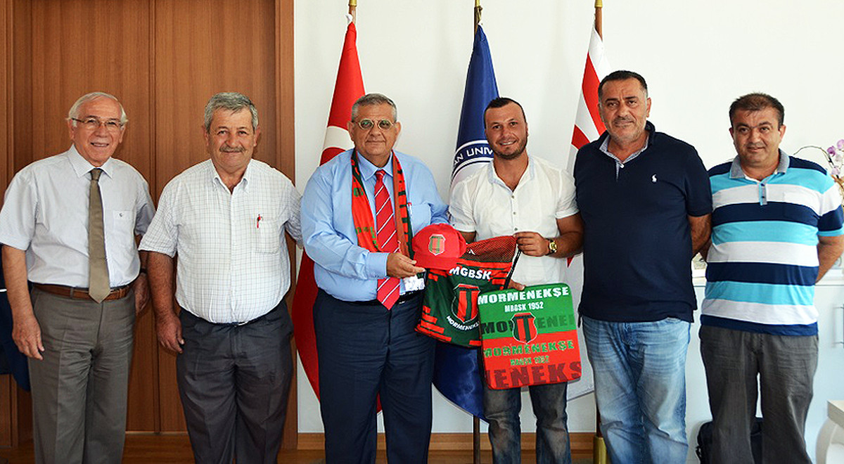 Mormenekşe Gençler Birliği Spor Kulübü DAÜ Rektörlüğü’nü Ziyaret Etti