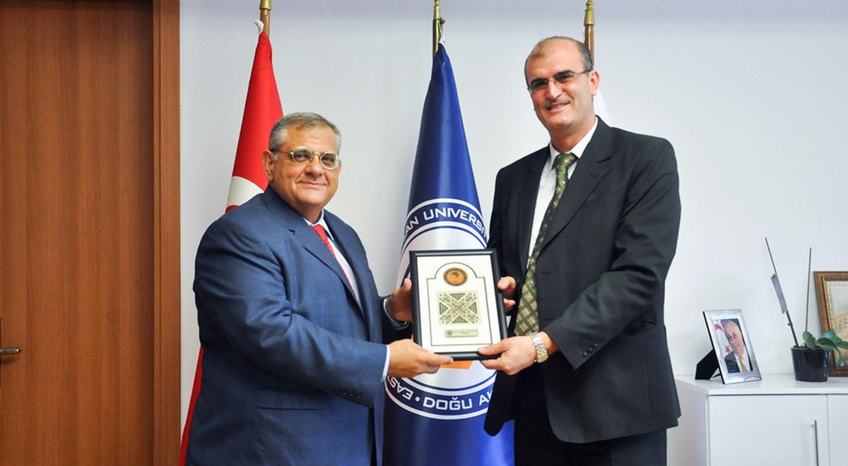 Suriye Tanzanya Büyükelçisi DAÜ Rektör Vekili Prof. Dr. Necdet Osam’ı Ziyaret Etti