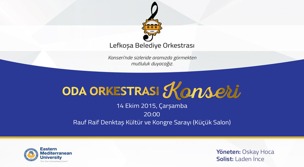 DAÜ’de Oda Orkestrası Konseri Gerçekleştiriliyor