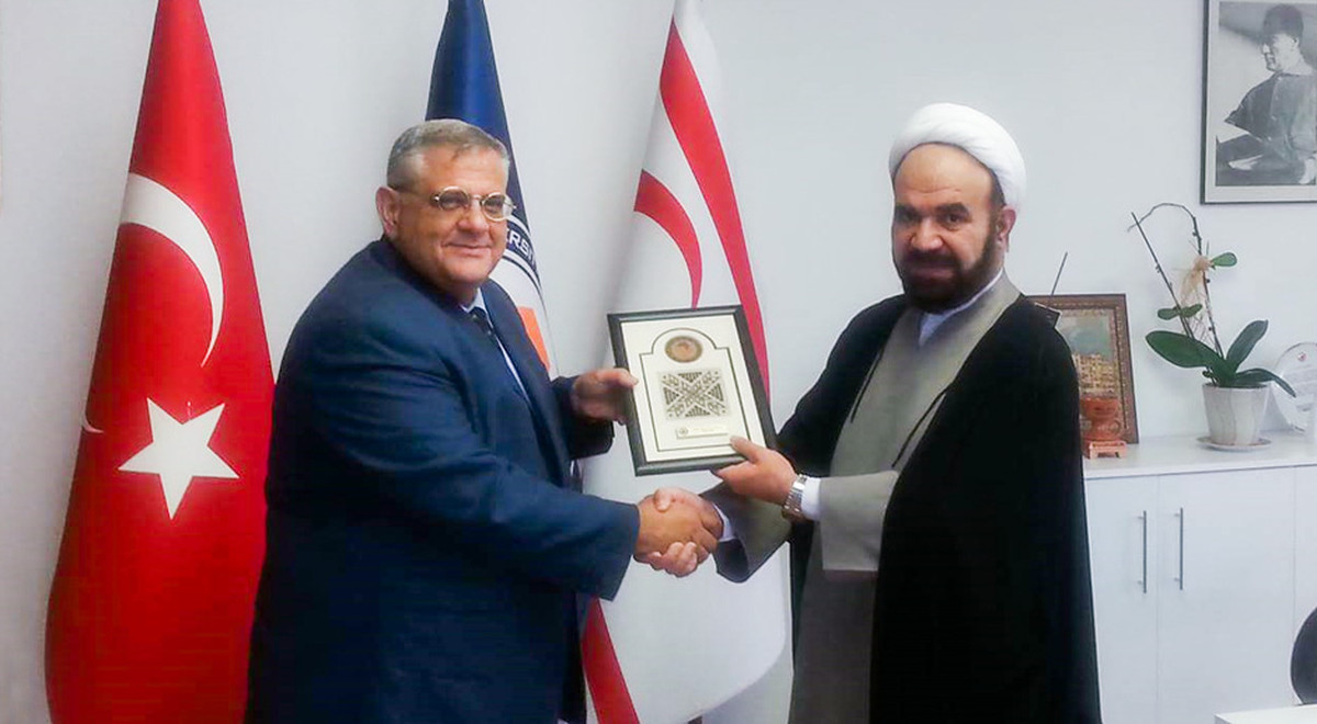 İran Lideri Temsilcisi DAÜ Rektör Vekili Prof. Dr. Necdet Osam’ı Ziyaret Etti