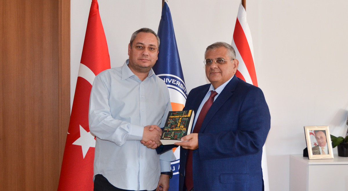 Journalist Cenk Diler Presents His New Book to Prof. Dr. Osam