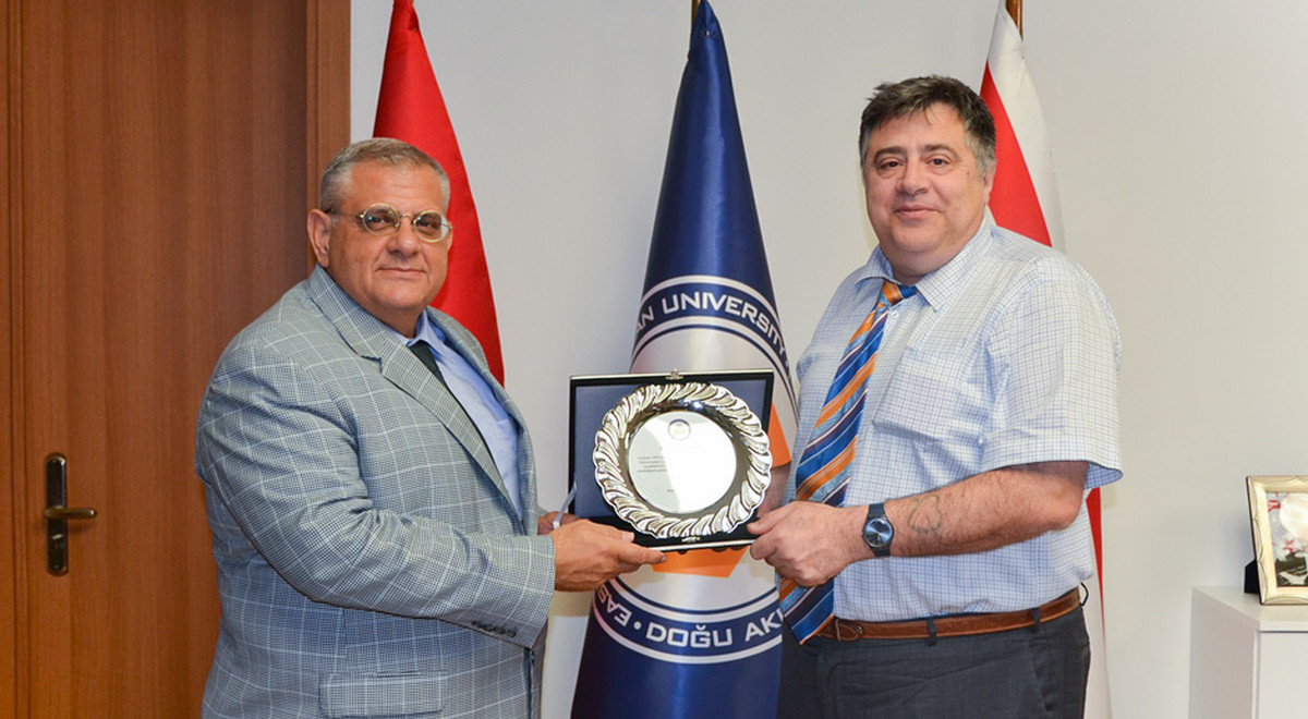 EMU General Secretary Gürol Özkaya Received a Plaque of Appreciation