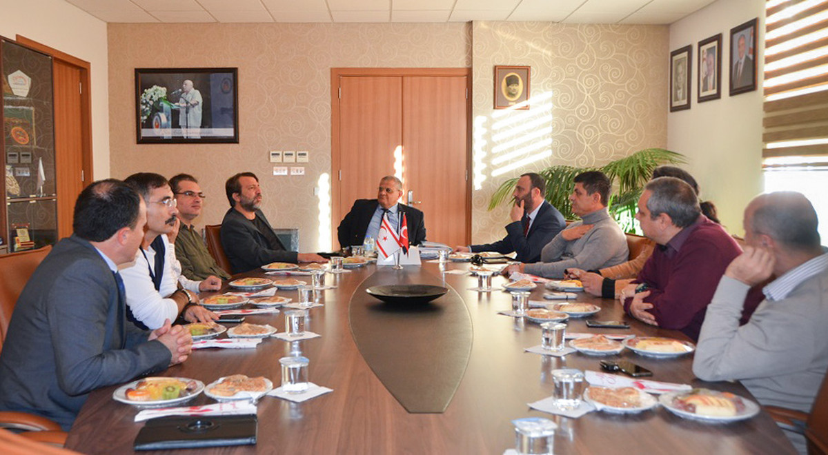 TDP Milletvekili Çeler ve Gazeteci Cenk Diler DAÜ’yü Ziyaret Etti