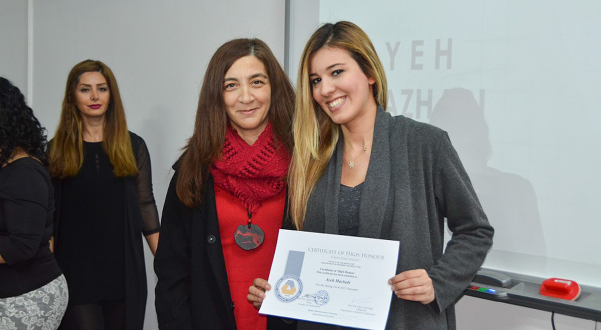 EMU Interior Architecture Department Honor and High Honor Certificate Ceremony