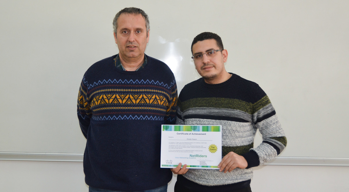 DAÜ Öğrencisi 2015 Yılı Küresel NetRiders CCENT Yarışması’nda Birinci Geldi