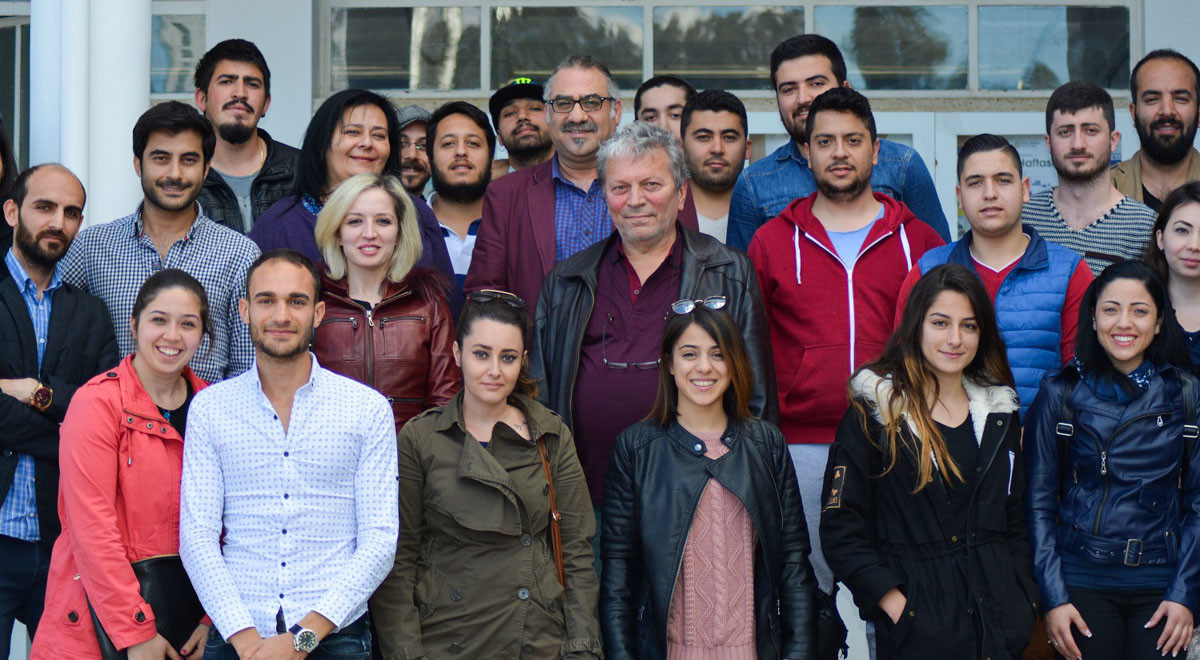 Yapımcı Kadir Albaş DAÜ’deydi