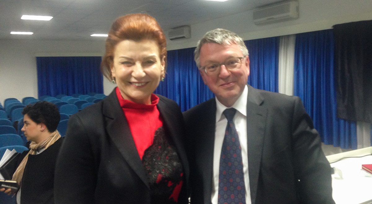Dean of EMU Dr. Fazıl Küçük Medicine Faculty Attends a Seminar Titled “Austrian Health System and Role of the Austrian Doctors’ Union”