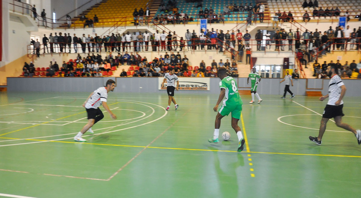 DAÜ Uluslararası Futsal Turnuvası Çeyrek Final Maçları Oynandı