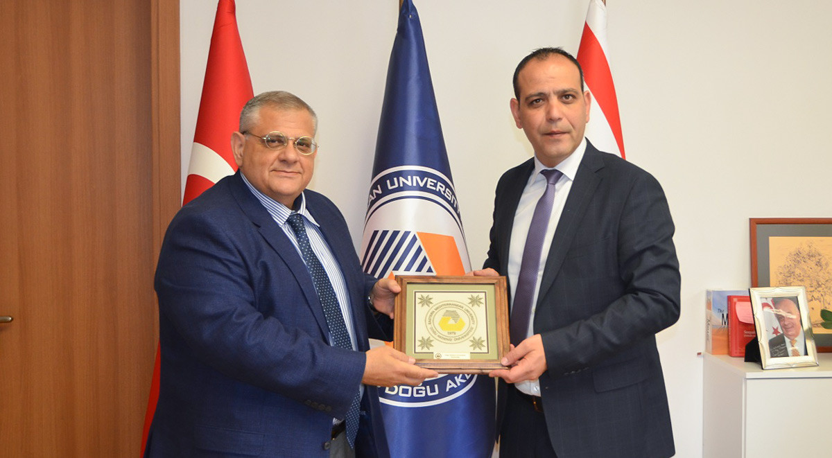 Mayor of Nicosia Turkish Municipality Mehmet Harmancı Visits EMU