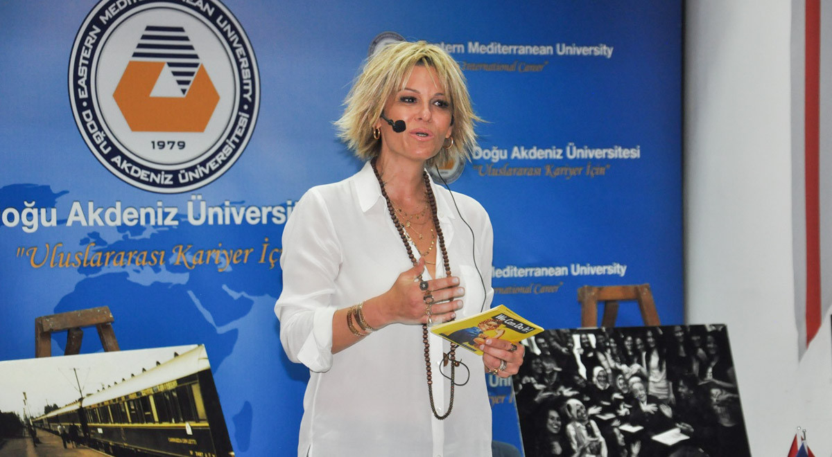 EMU Hosted Famous Columnist Ayşe Arman