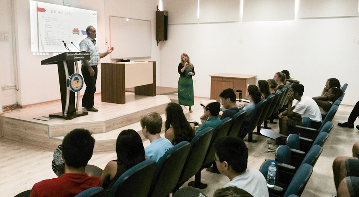 EMU Department of Mechanical Engineering Welcomes Students from the “American Youth Leadership” Program
