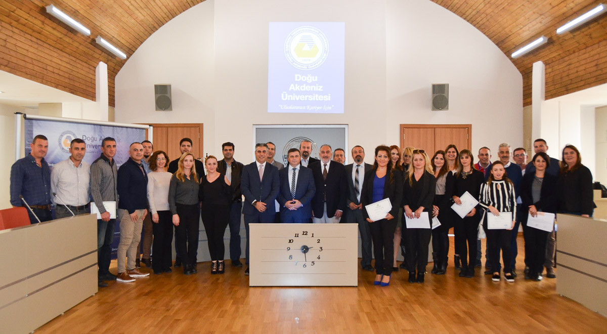 ISO Eğitimlerini Tamamlayan DAÜ Personeli Sertifikalarını Aldı