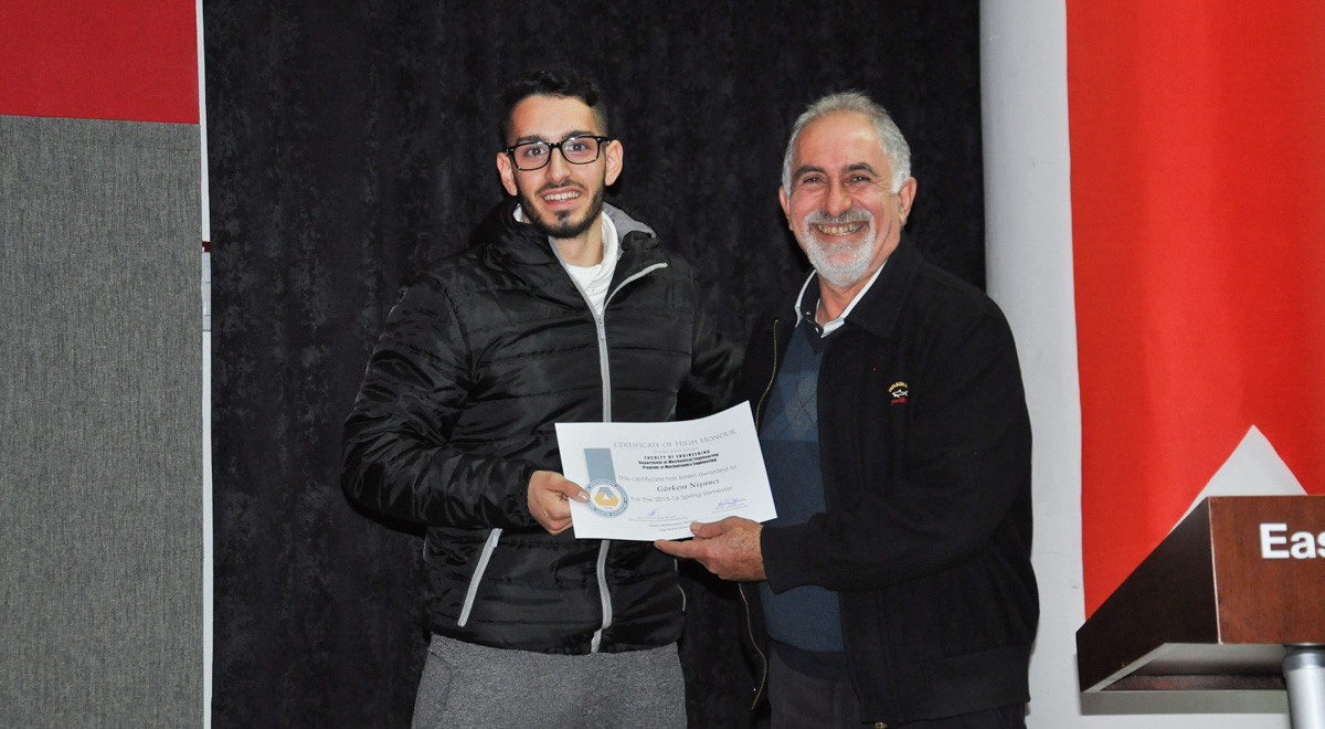 Students Of EMU Mechanical Engineering Department Received Certificates