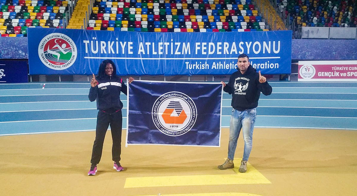 EMU Athlete Ese Brume Leaves Behind Turkish Record Holder