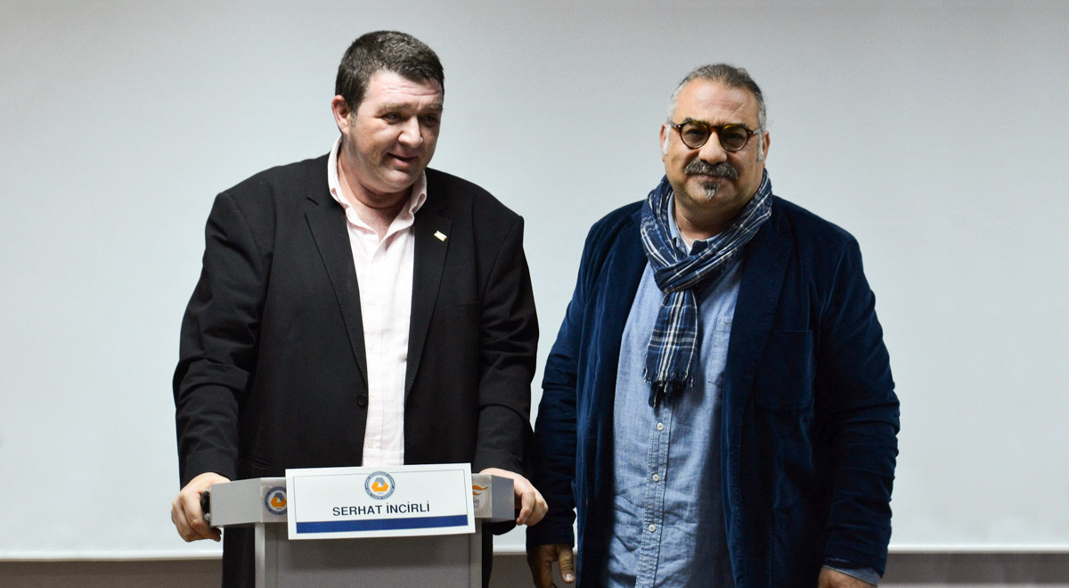 Serhat İncirli at EMU for Career Week