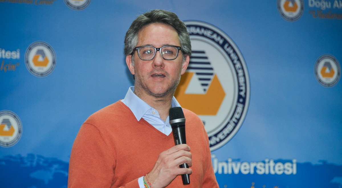 EMU Hosted Batuhan Aydagül an Important Academician / Social Entrepreneur