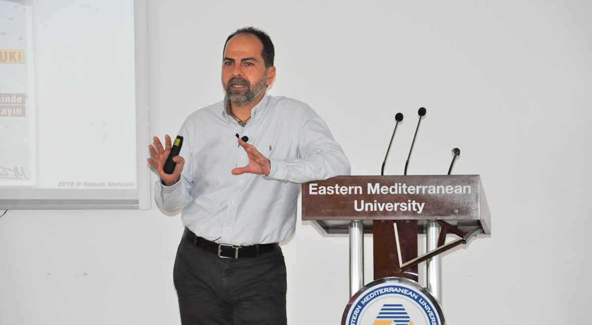 Nasuh Mahruki Meets EMU Students