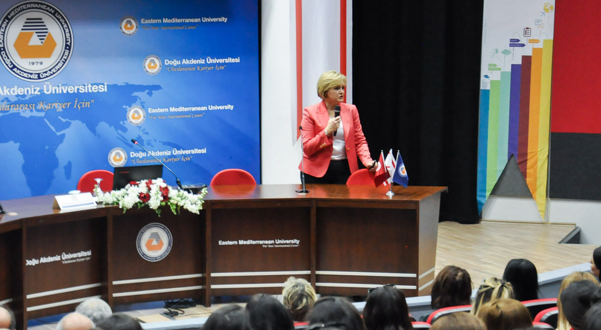 Dr. Neslihan Kuloğlu at EMU Education Faculty for Career Week