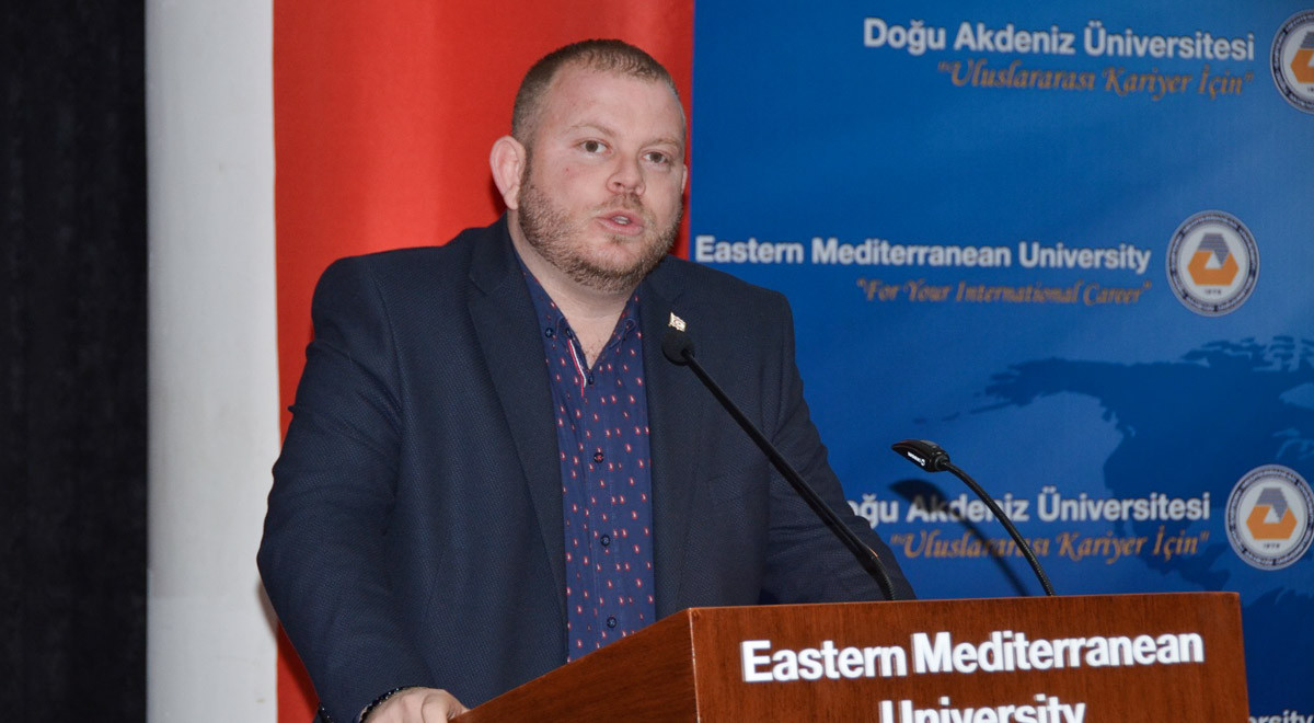 Büyükkonuk Mayor Sennaroğlu Gives Talk at EMU