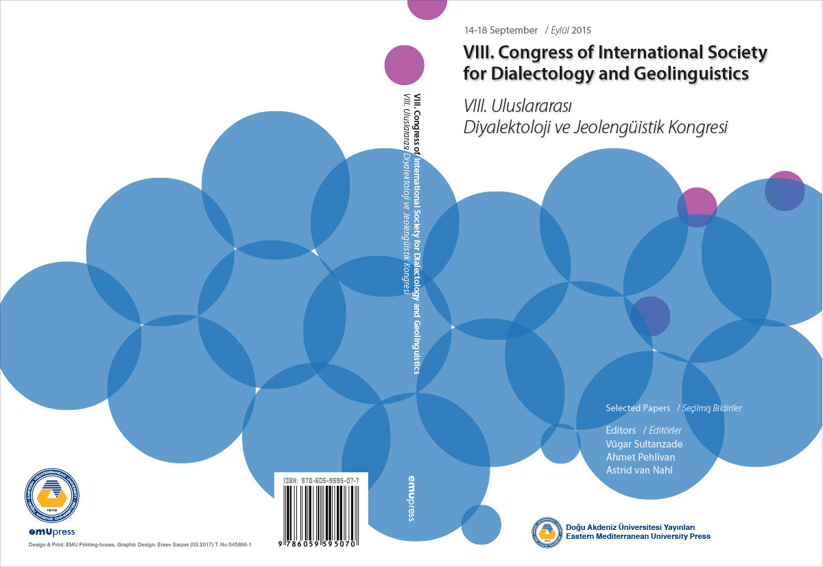 8th International Dialectology and Geolinguistics Congress Proceedings Published