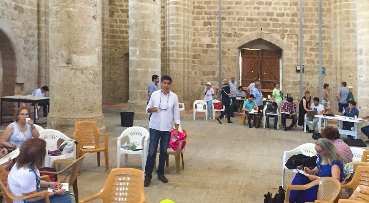 Multicultural Art and Drawing Event Takes Place Under The Collaboration of EMU Interior Architecture Department and Nicholas Panayi Art Studio