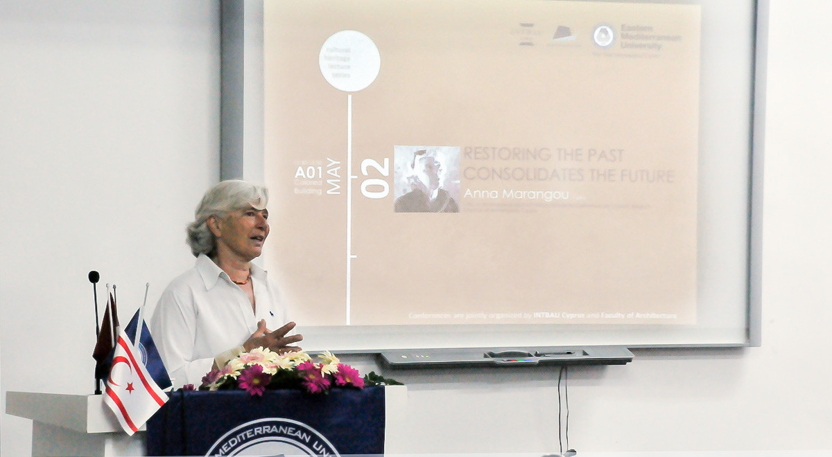 Anna Marangou Delivers a Presentation at Architecture Faculty and INTBAU Cyprus Joınt Event