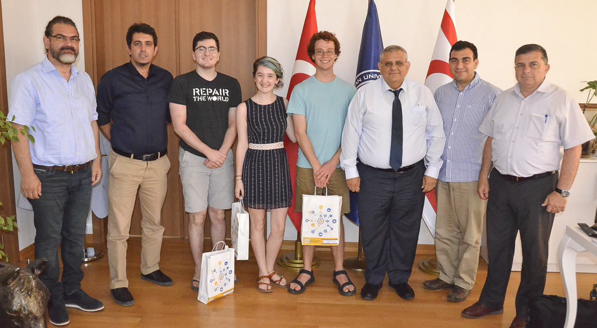 Yabancı Öğrencilerden DAÜ Rektörü Prof. Dr. Necdet Osam’a Ziyaret