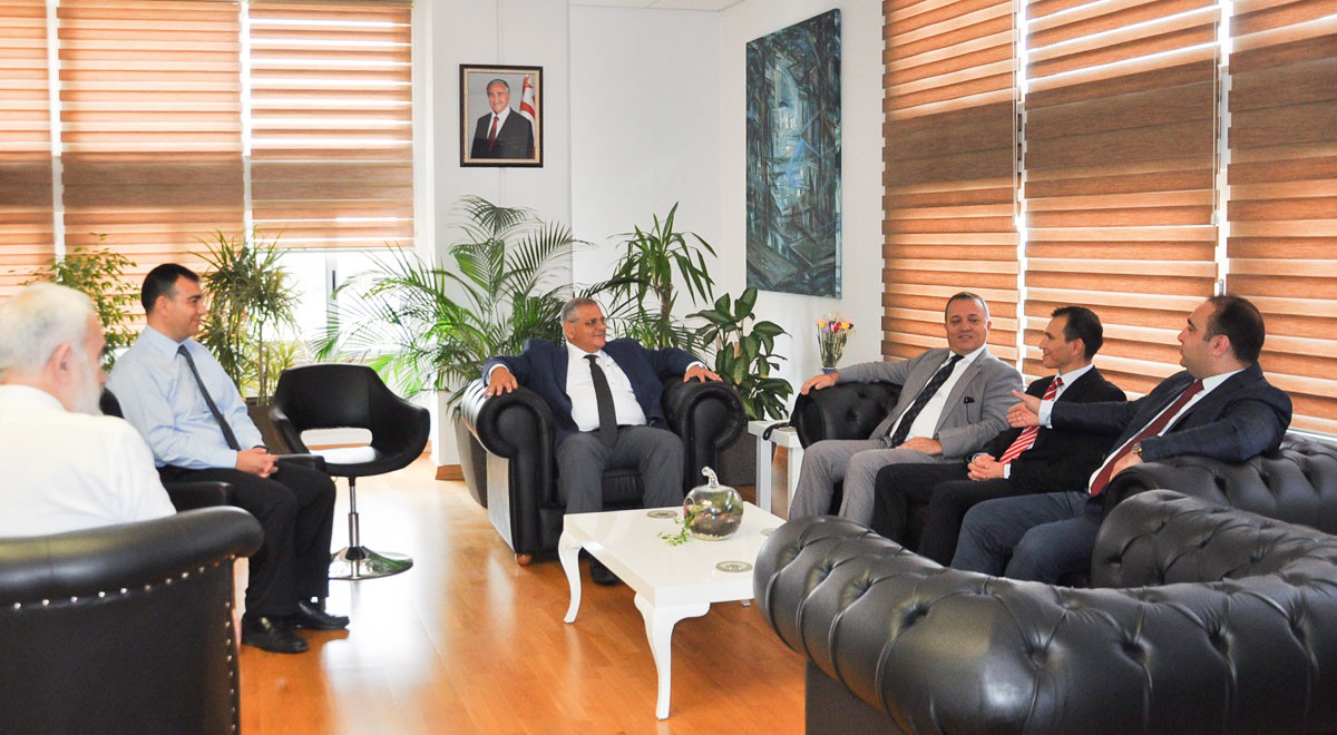 TRNC Foreign Press Association Visits EMU Rector Prof. Dr. Necdet Osam
