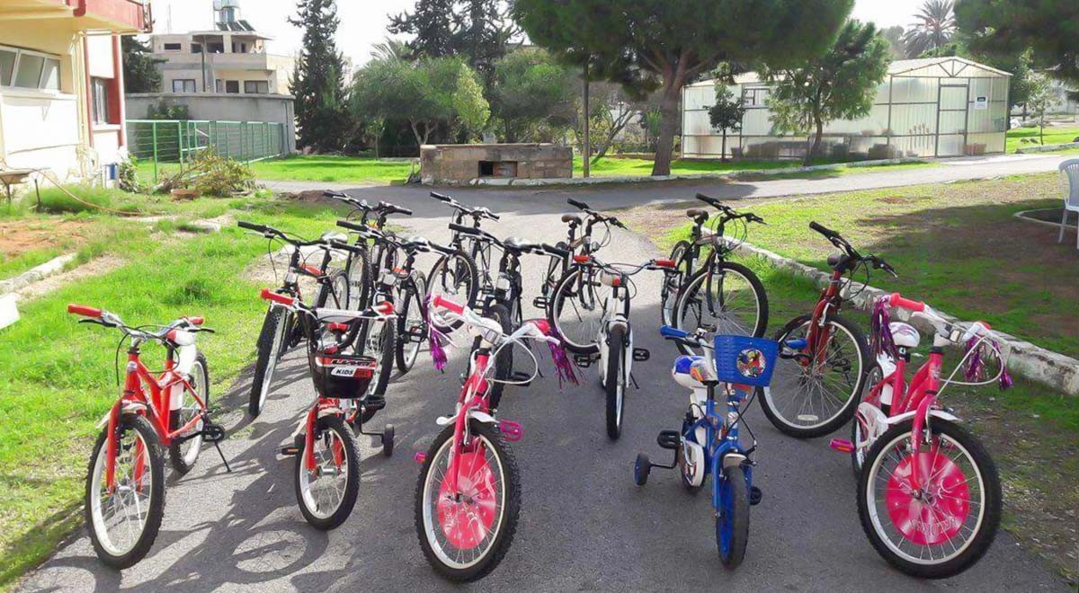 Students of Famagusta Special Education Center Welcome New Bicycles