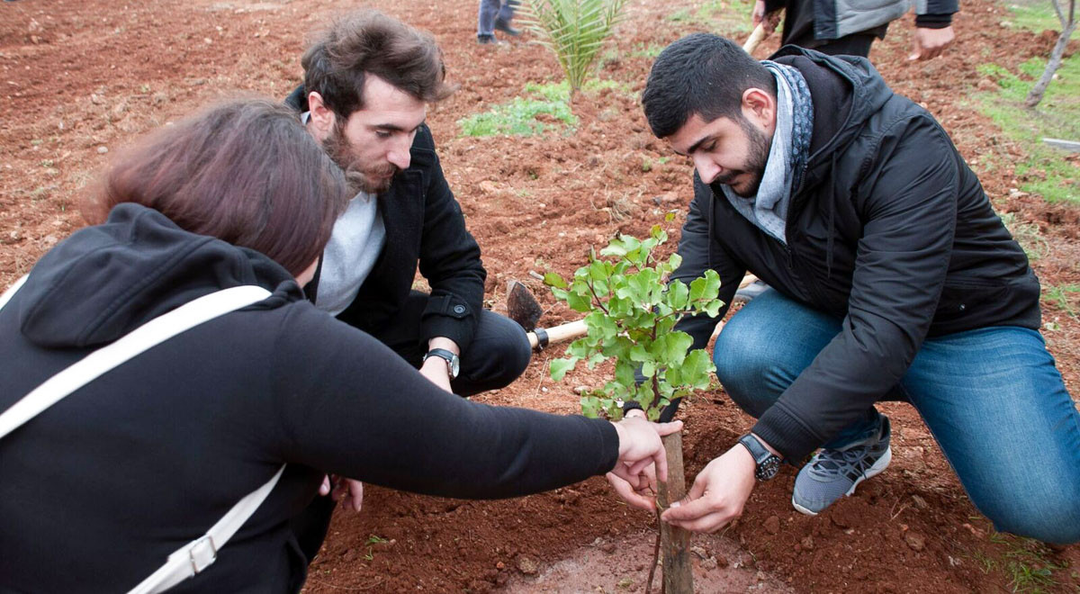 DAÜ İç Mimarlık Bölümü’nden 20. Yıl Koruluğu