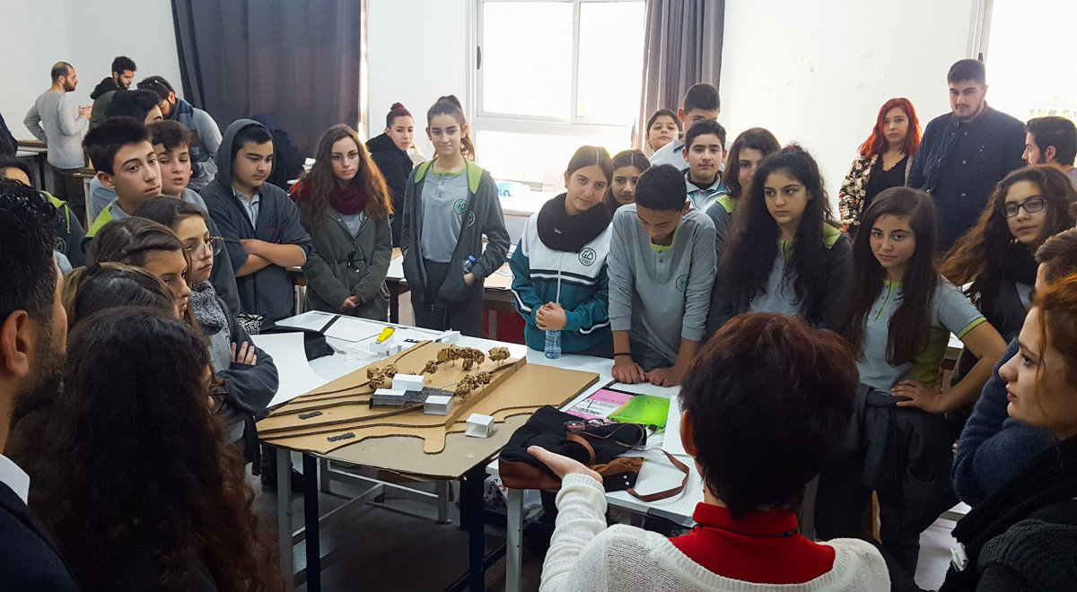Çanakkale Secondary School Students Visited EMU Interior Architecture Studios