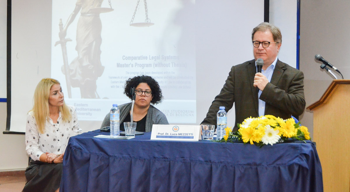 Famous Legal Professional Prof. Dr. Mezzetti Visited EMU